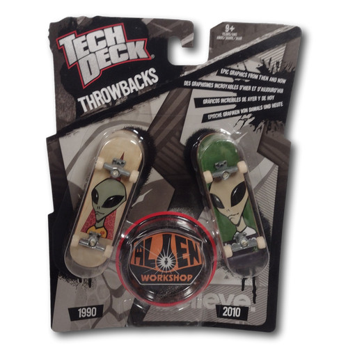 Tech deck throwbacks alien - tech,