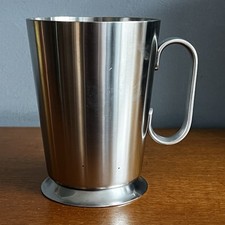 Old Hall Vintage Stainless Steel One Pint Tankard Mug Made In England