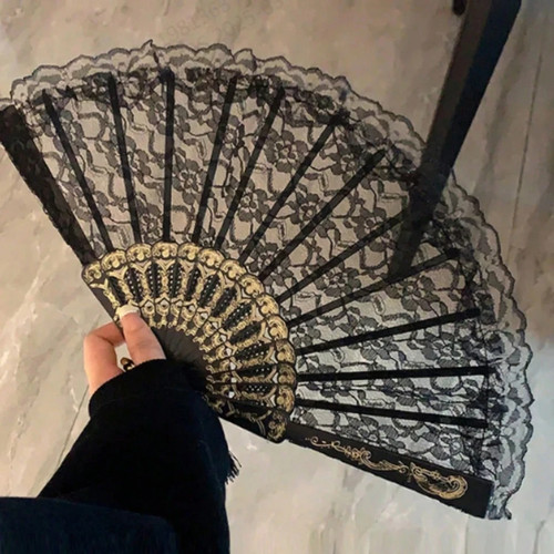 Portable spanish folding fan - portable,