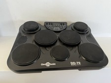 Gear4Music DD70 Electronic Drumkit With Pedals Black - No Power Cable Or Sticks