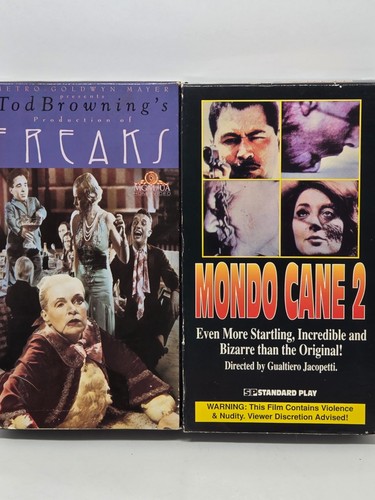 Cult movie vhs lot tod - movie,