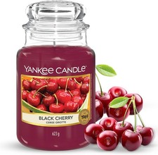 Yankee Candle Scented Candle | Black Cherry Large Jar | Long Burning Candles: u