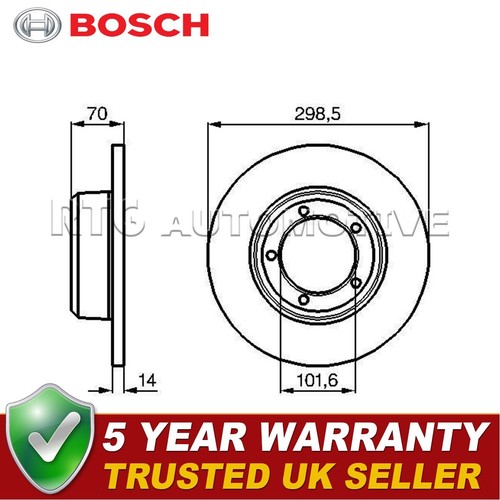 Bosch front brake disc - bosch,