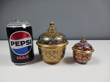 2 x Unmarked Benjarong