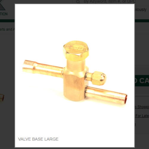 Valve base large 9091143 - large, #9091143-02