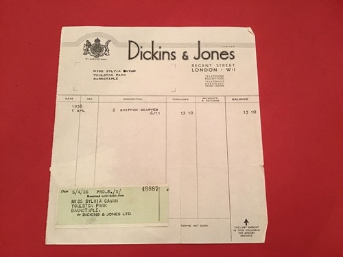 Dickins jones 1938 london - jones,