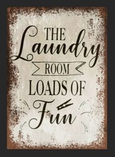 Laundry room fun Vintage style
