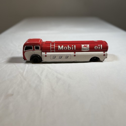 Vintage mobil oil tanker - mobil,