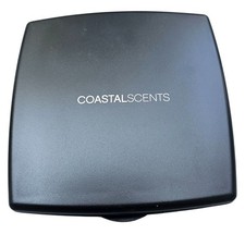 Coastal Scents Empty Custom 4 Pan Eyeshadow Palette Mirror Brush Never Used