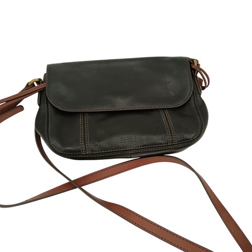 Fossil leather crossbody bag - leather,