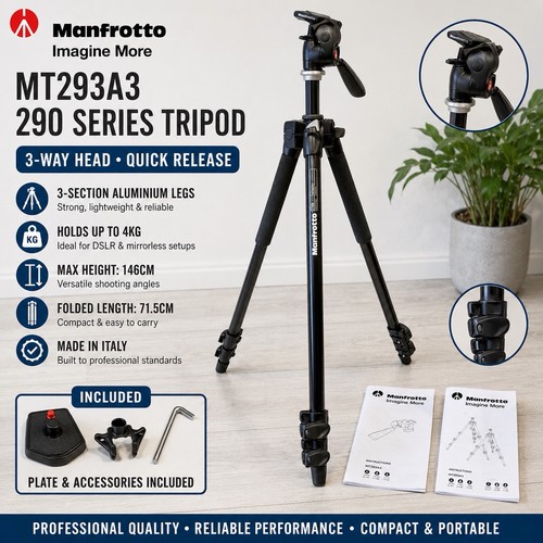 Manfrotto mt293a3 290 tripod - manfrotto,