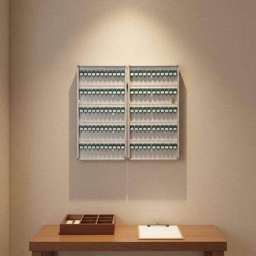 120 key holder cabinet - key, powder