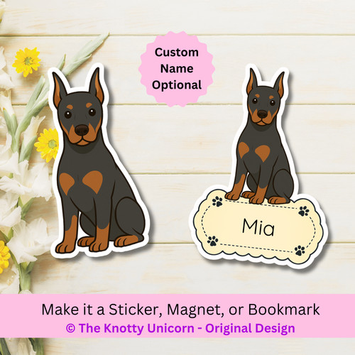 Personalized doberman pinscher - doberman,