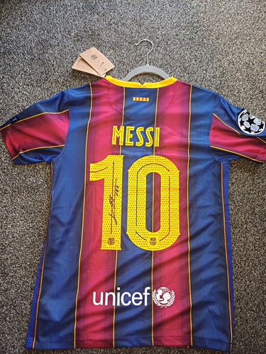 Messi signed shirt adults - messi,