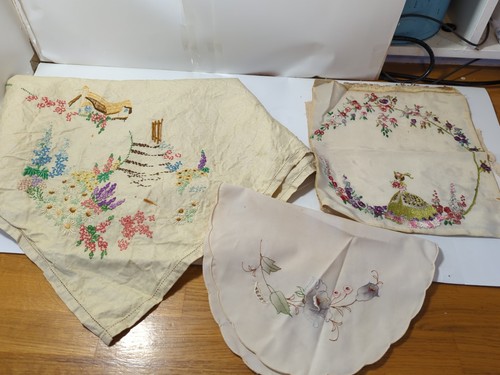 Vintage lot embroidered - lot,