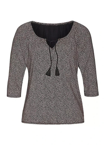 Three quarter sleeve top - three,