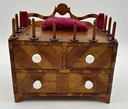 Victorian edwardian sewing box - sewing,