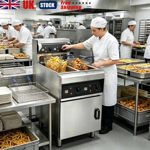 Commercial 28l lpg gas fryer - lpg,