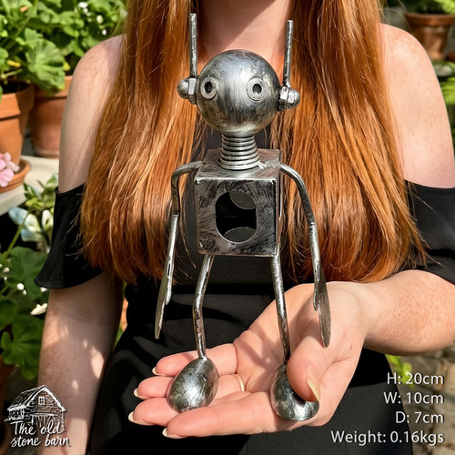 Robot small reclaimed metal - reclaimed,