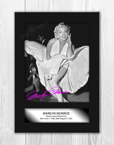 Marilyn monroe signed - marilyn,