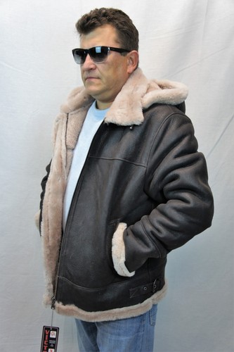 Brown beige 100 sheepskin - brown,