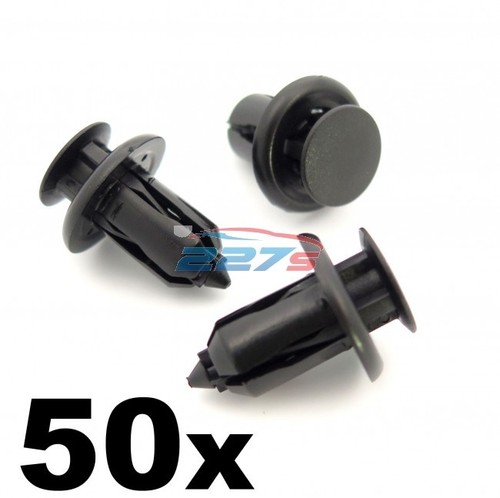 50x plastic bumper clips - 50x, for
