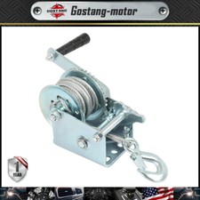 600 lbs Steel Cable Hand Winch