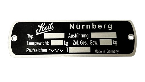 Steib nameplate neutral - steib,, nameplate,