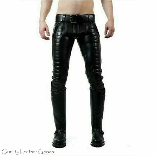 Men leather leder breeches - men,