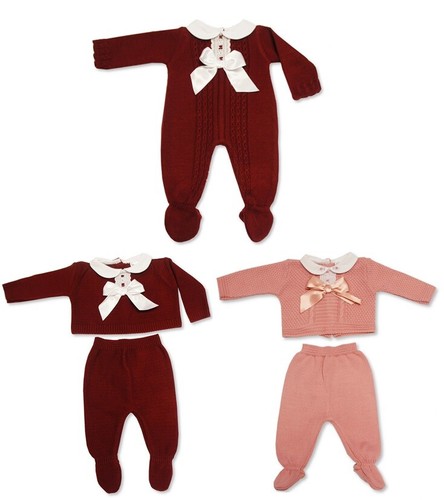 Baby spanish knitted pram set - baby,