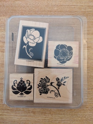 Stampin wood mount rubber - stampin',