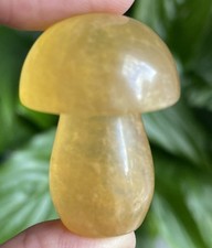 Flourite Carved Stone Mushroom – Polished Fluorite Approx 3.5cm 34gm (Fm2)