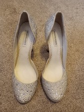 Benjamin Adams Sparkly Wedding Shoes Worn Once Please Examine Photos 39 / 6