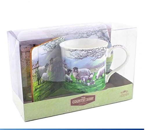 The farmyard cow mug coaster - mug,