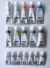 Schmincke Horadam Aquarell Watercolour Tubes x16 Plus x1 Liquid Earth Paint