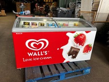 Wall's Ice Cream Chest Freezer - complete with 18 basket spaces