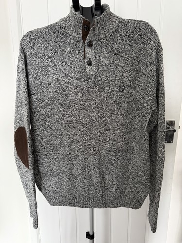 Chaps men grey marl knit - chaps,