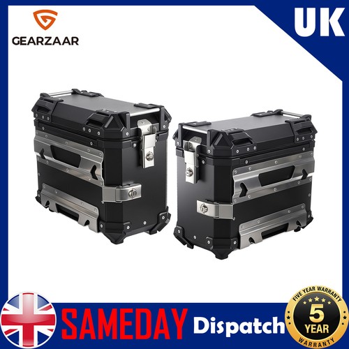 Motorcycle pannier box pair - motorcycle,