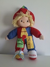 Vintage Retro 90s Y2k Boots Learn To Dress Clown Soft Plush Learning Kids Doll