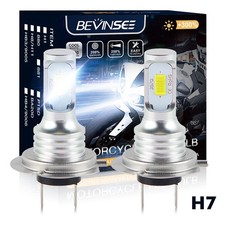 2x H7 LED Headlight Bulbs