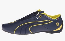 Puma Future Cat M1 Ferrari Men’s 13 Leather Low Sneakers Y2K Blue Bright Yellow