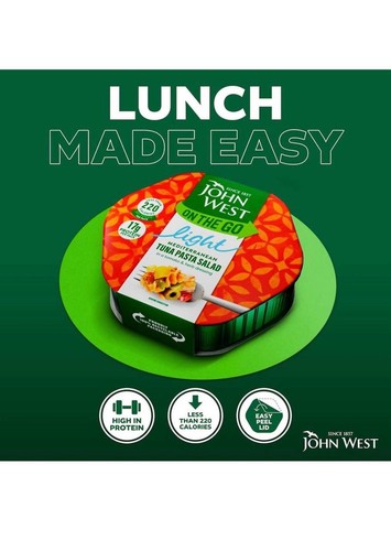 John west light lunch - john,