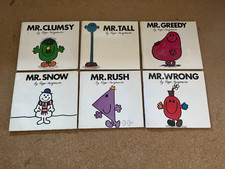 6 x 1970'S MR MEN BOOKS - FREE