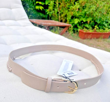 Taupe Belt With D-ring Buckle