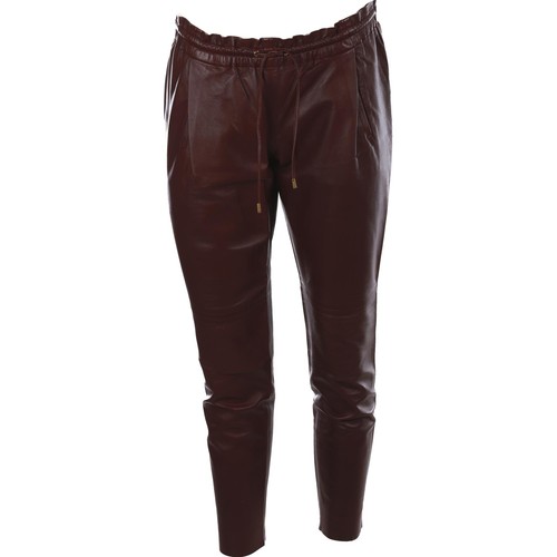 Gucci burgundy leather - gucci, tapered