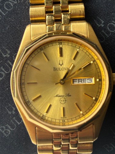 Bulova marine star 92d25 - star, gold