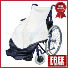 Wheelchair Cosy Fleece Lining Leg Wrap WATERPROOF Toe Outdoor Feet Blanket Cover