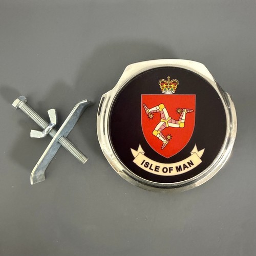 Isle man car grille - badge,