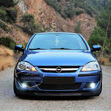 Front Bumper Lip Splitter 2 PCS – For Opel Corsa C 2000-2006 – Flexible Spoiler