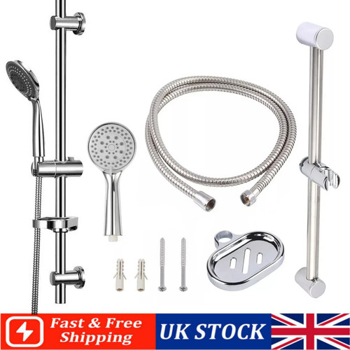 Slider rail shower riser head - shower,